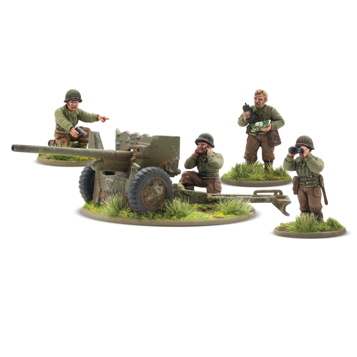Bolt Action US 57mm anti-tank gun (plastic)