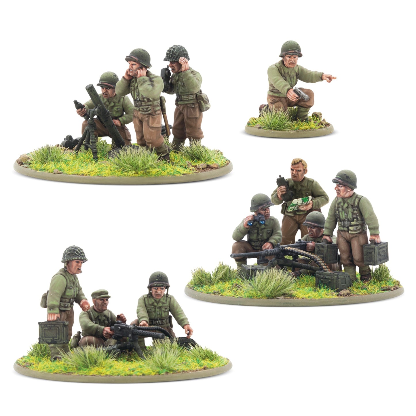 Bolt Action US Heavy weapons platoon (plastic)