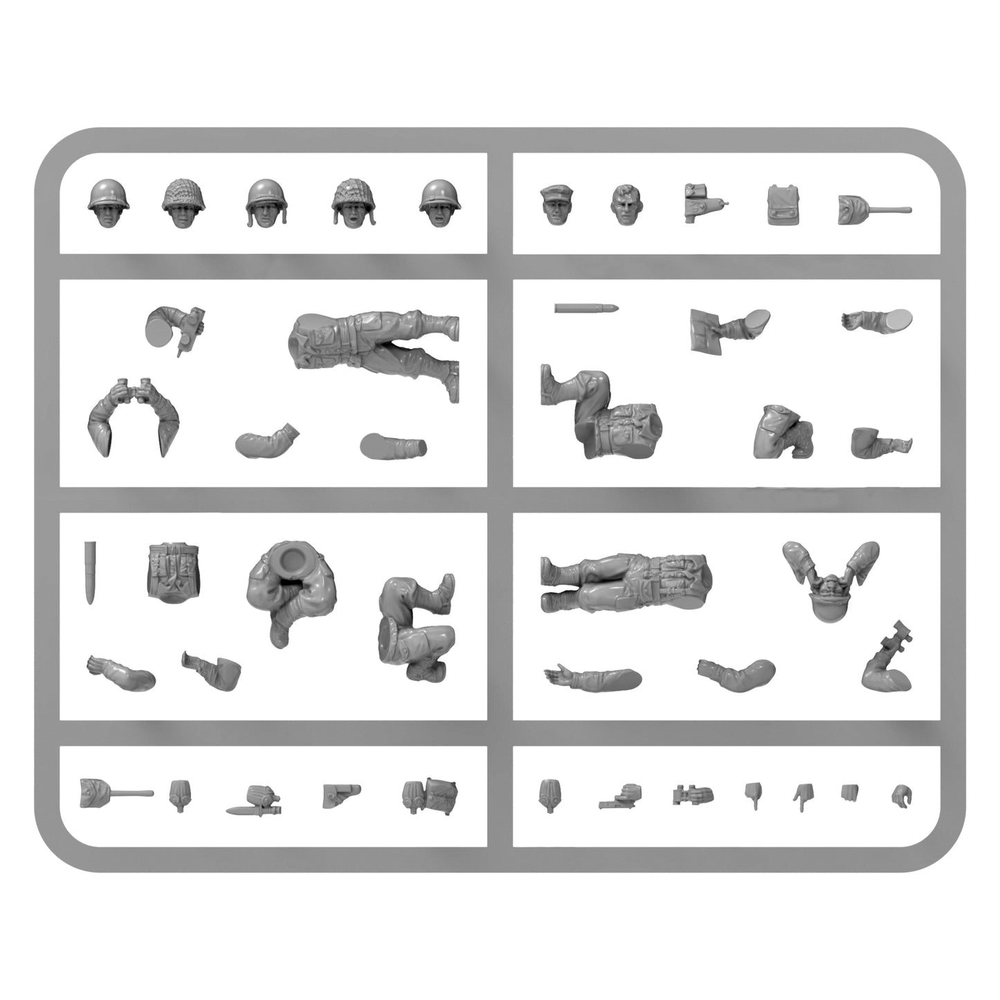 Bolt Action US Heavy weapons platoon (plastic)