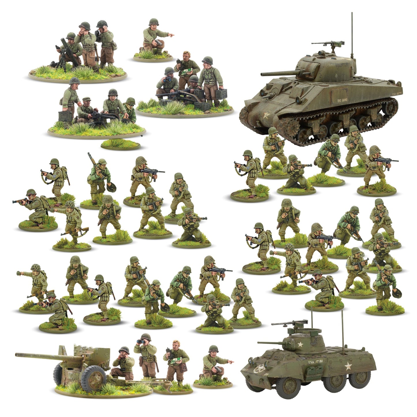 Bolt Action Stars and Stripes - United States Plastic Starter Army