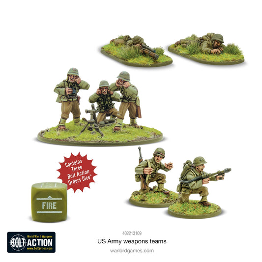 BOLT ACTION US Army weapons teams