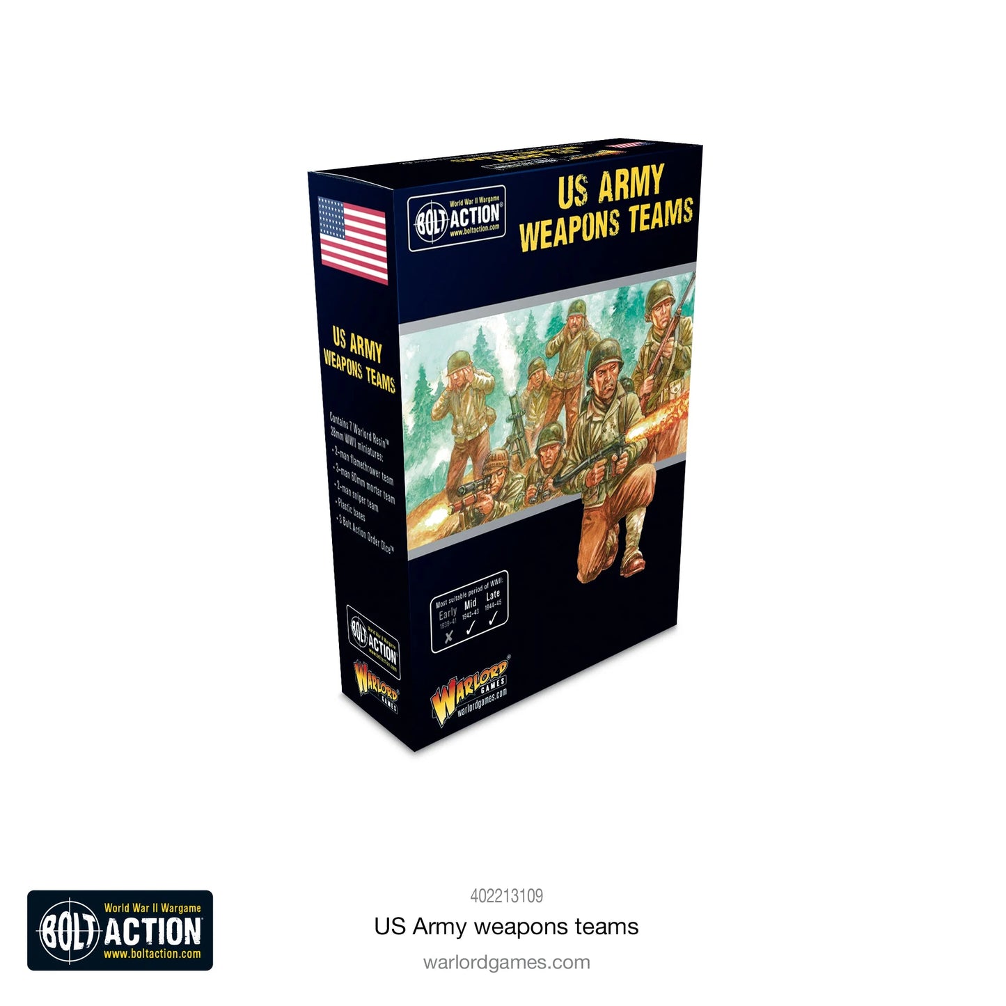 BOLT ACTION US Army weapons teams