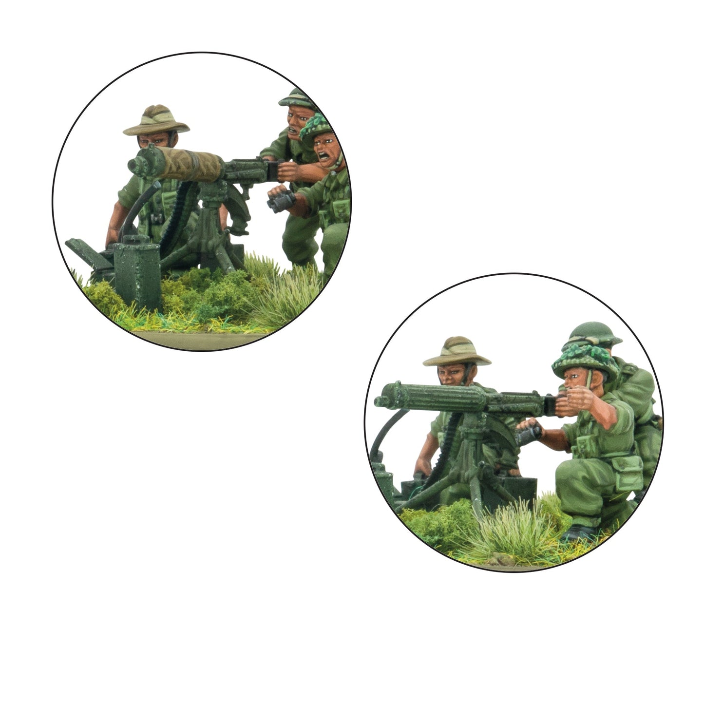 Bolt Action Gurkha Heavy Weapons platoon