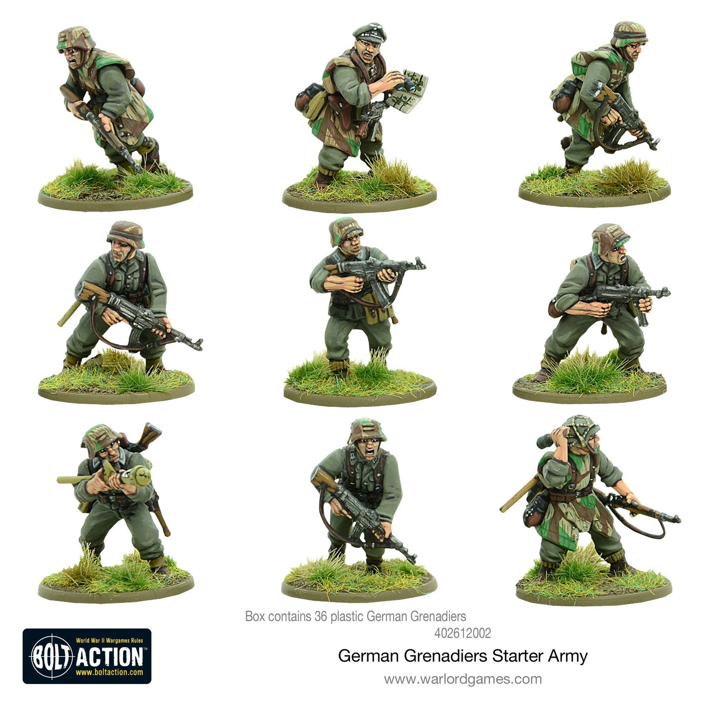 BOLT ACTION German Grenadier Starter Army (2018)