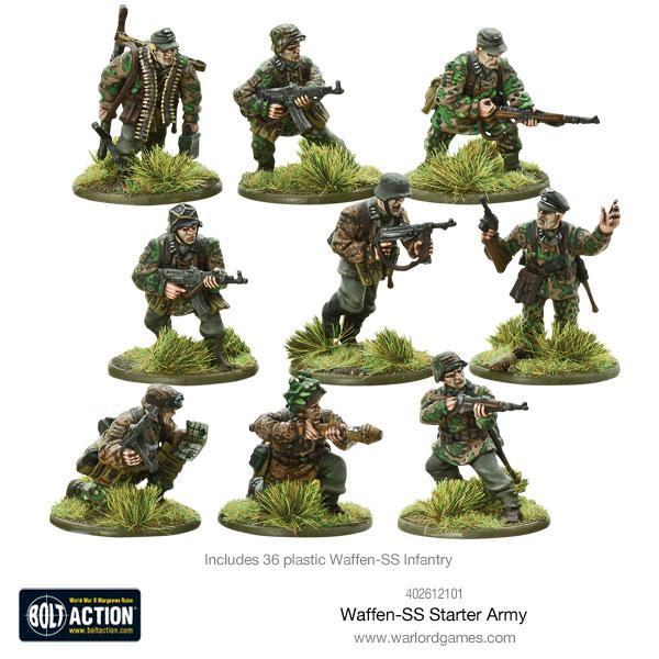 BOLT ACTION Waffen SS Starter Army