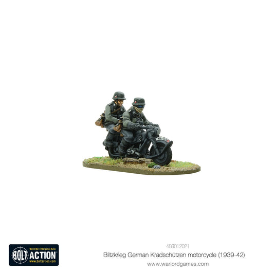 (Made to order) Blitzkrieg German Kradschutzen Motorcycle (1939-1942)