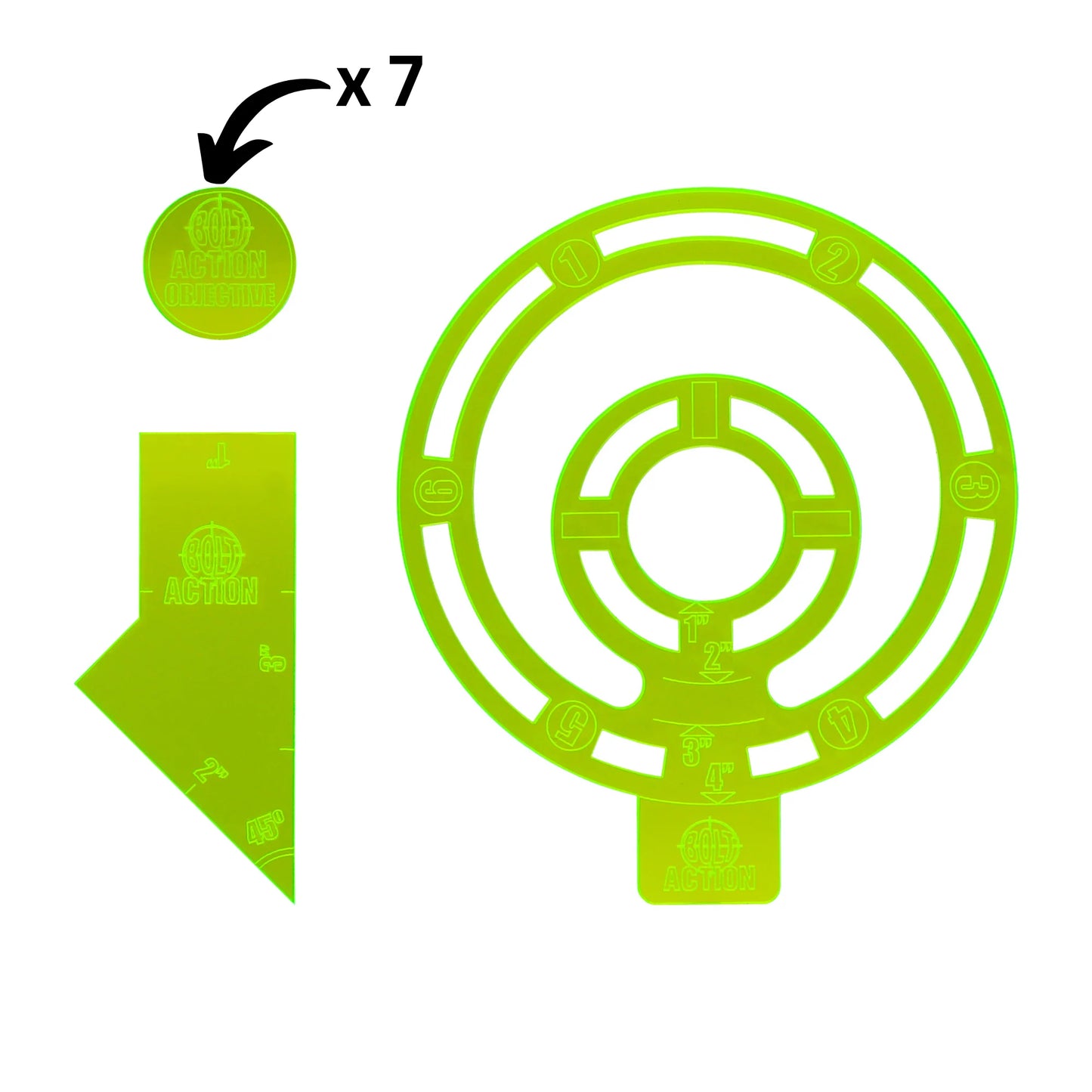Objective and Template Sets (ALL ACRYLIC)