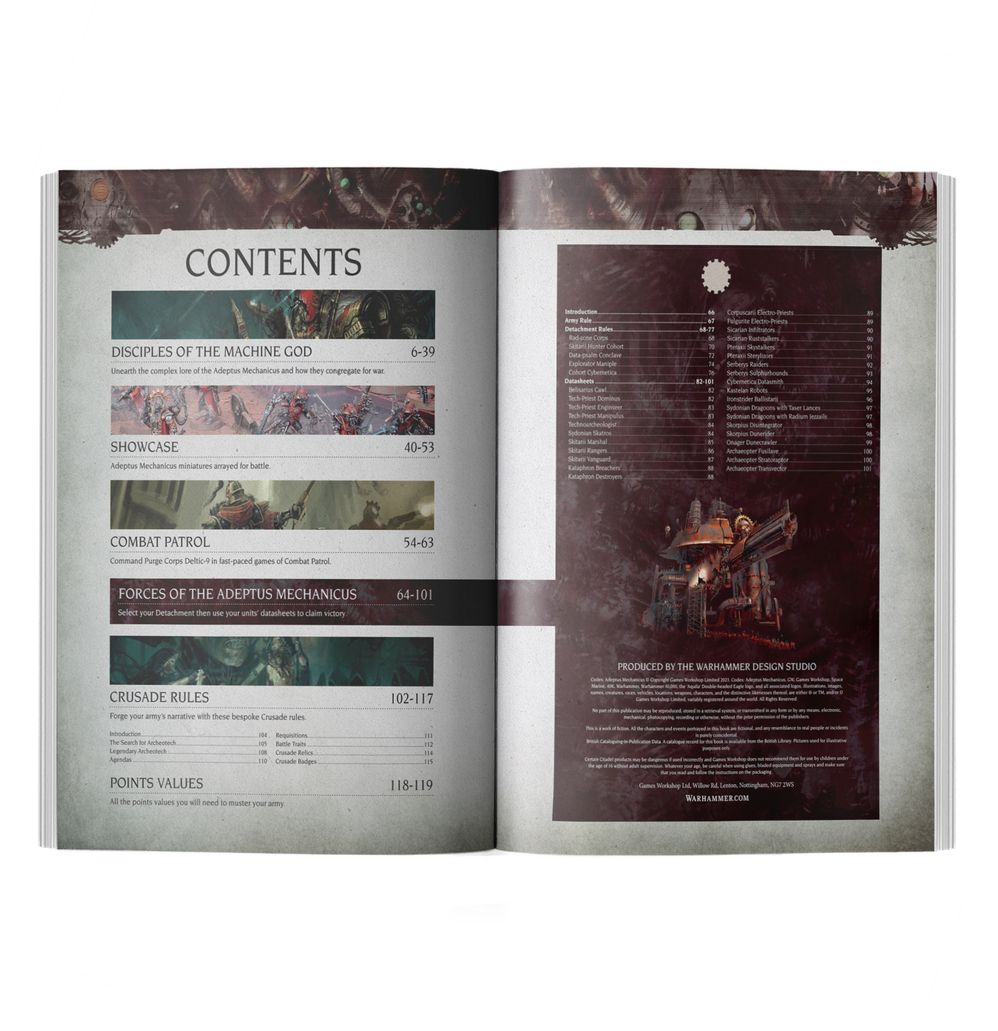 CODEX: ADEPTUS MECHANICUS (HB) (ENGLISH) 10TH 2023