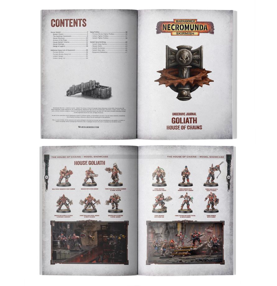 Necromunda: Underhive Journal Goliath House Of Chains