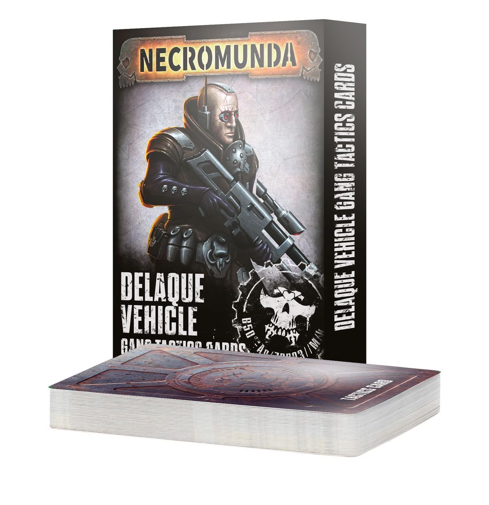 NECROMUNDA: DELAQUE VEHICLE GANG TACTICS CARDS