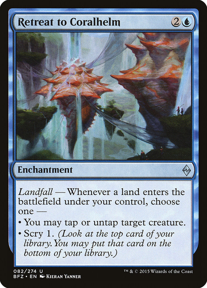 Retreat to Coralhelm (BFZ) (U)