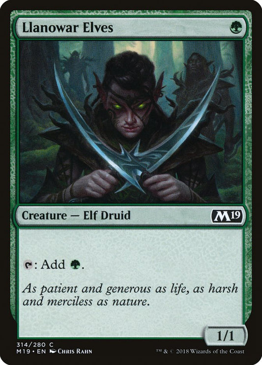 Llanowar Elves (M19) (C)