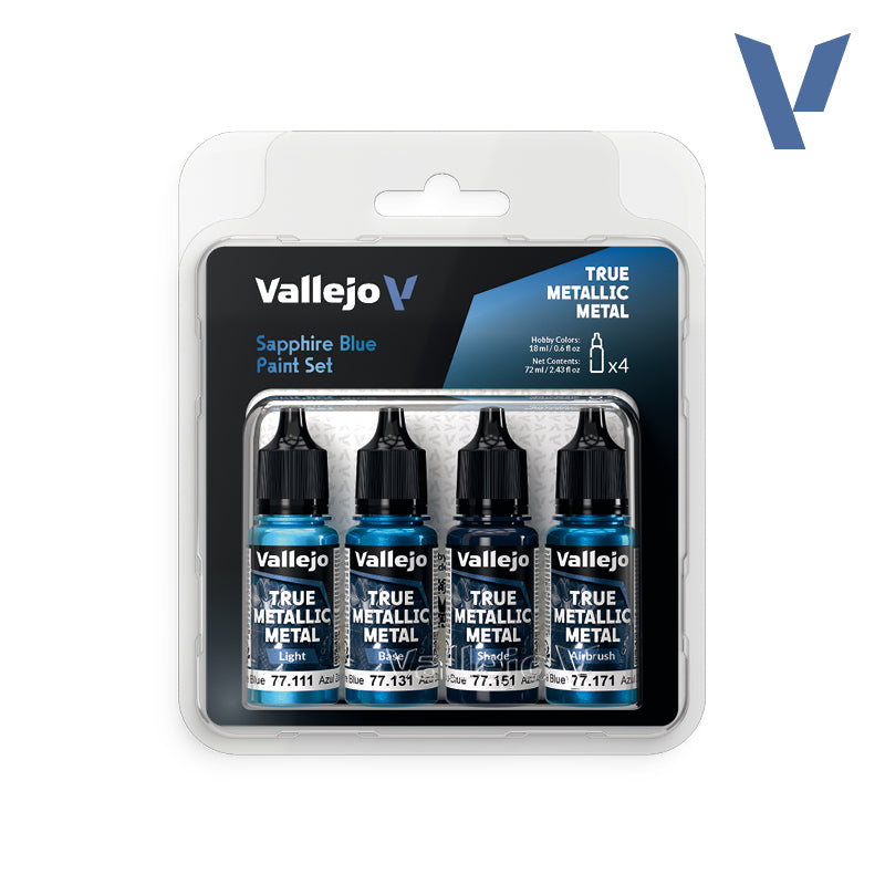 Vallejo - TMM Paint Set - Sapphire Blue (77256)