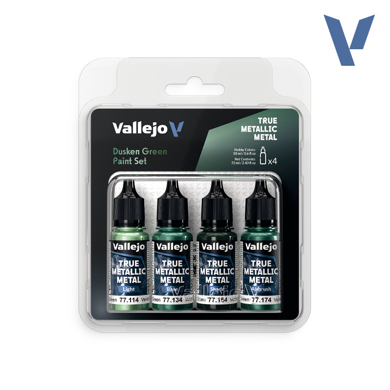 Vallejo - TMM Paint Set - Dusken Green (77257)