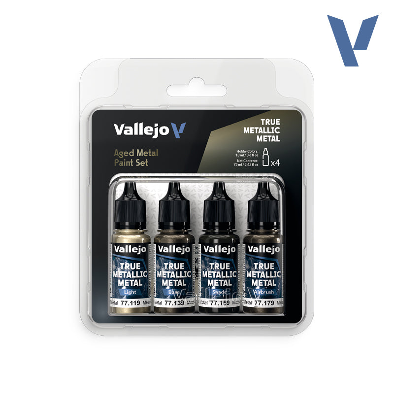 Vallejo - TMM Paint Set - Aged Metal (77258)