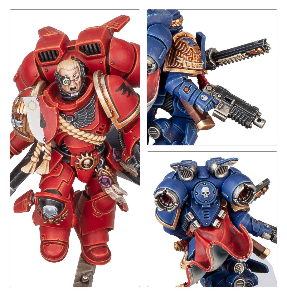 SPACE MARINES Captain With Jump Pack