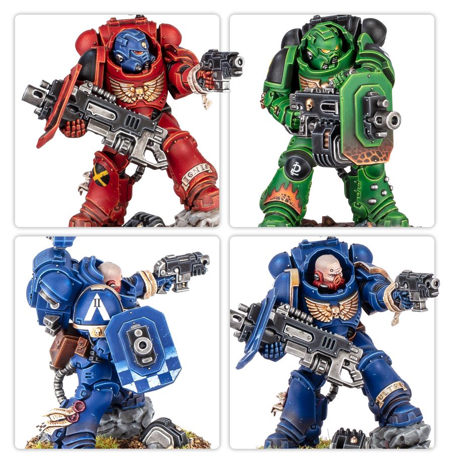 Space Marines: Eradicator Squad With Heavy Bolters