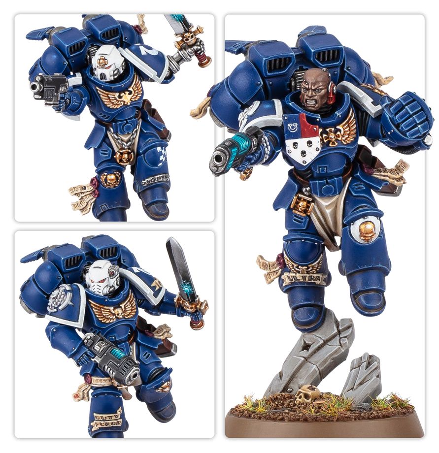 Space Marines: Vanguard Veteran Squad With Jump Packs