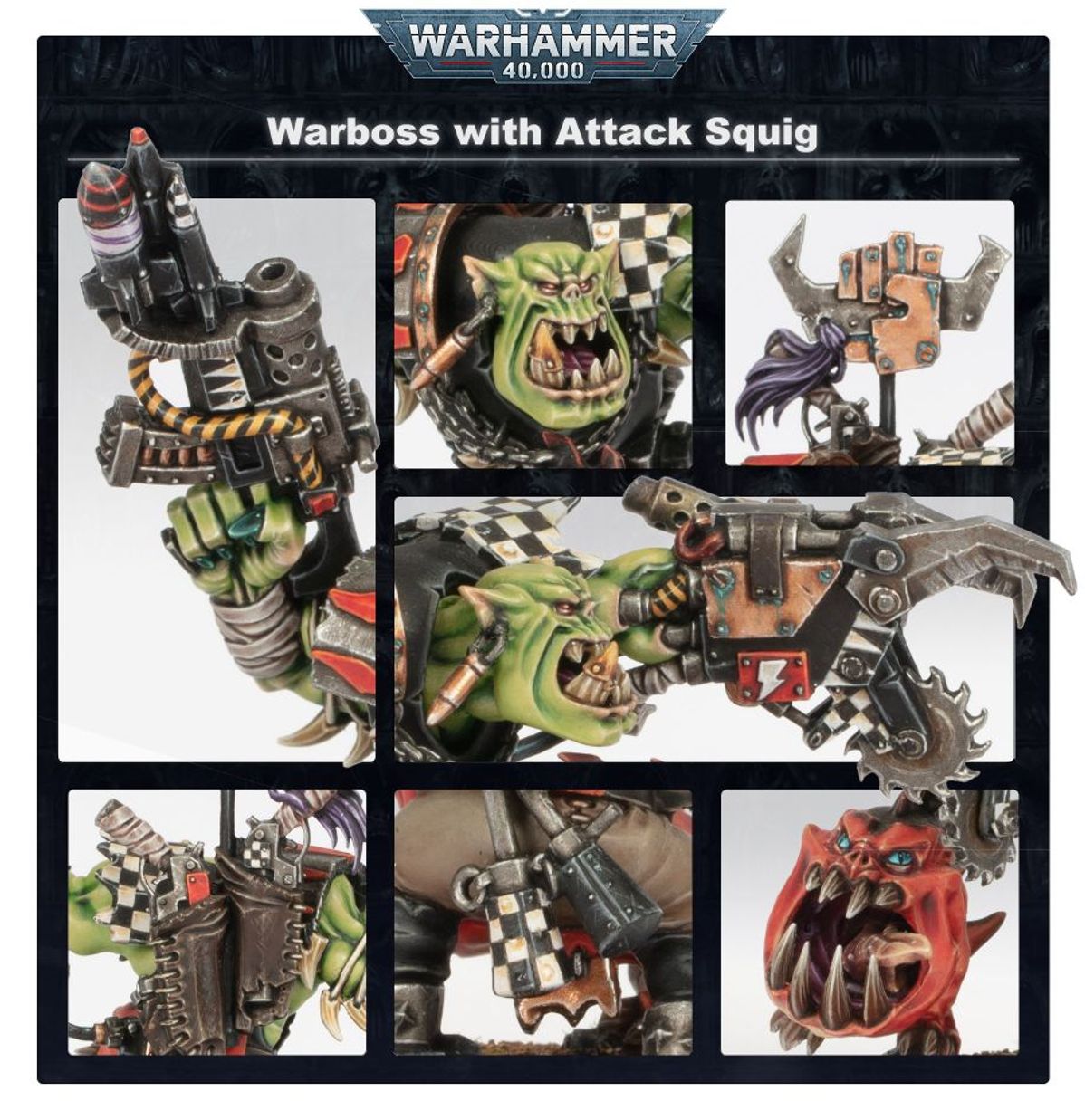(WEBEX) Ork Warboss with Attack Squig