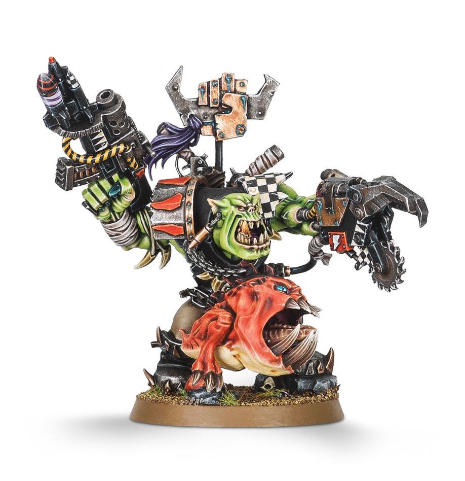 (WEBEX) Ork Warboss with Attack Squig