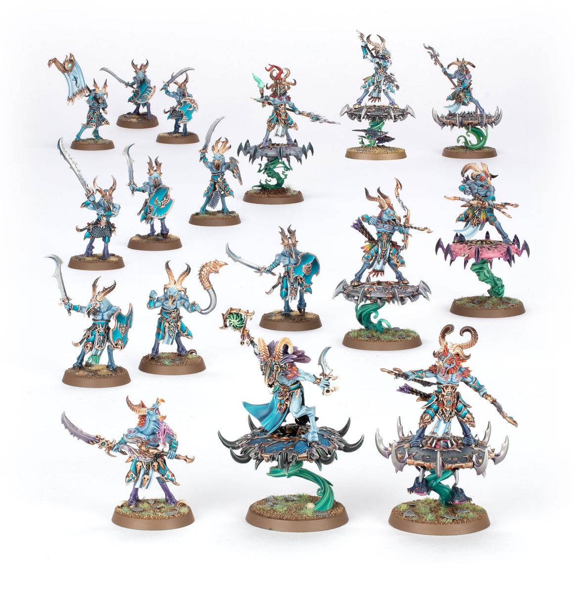 Spearhead: Disciples of Tzeentch Tzaangor Warflock