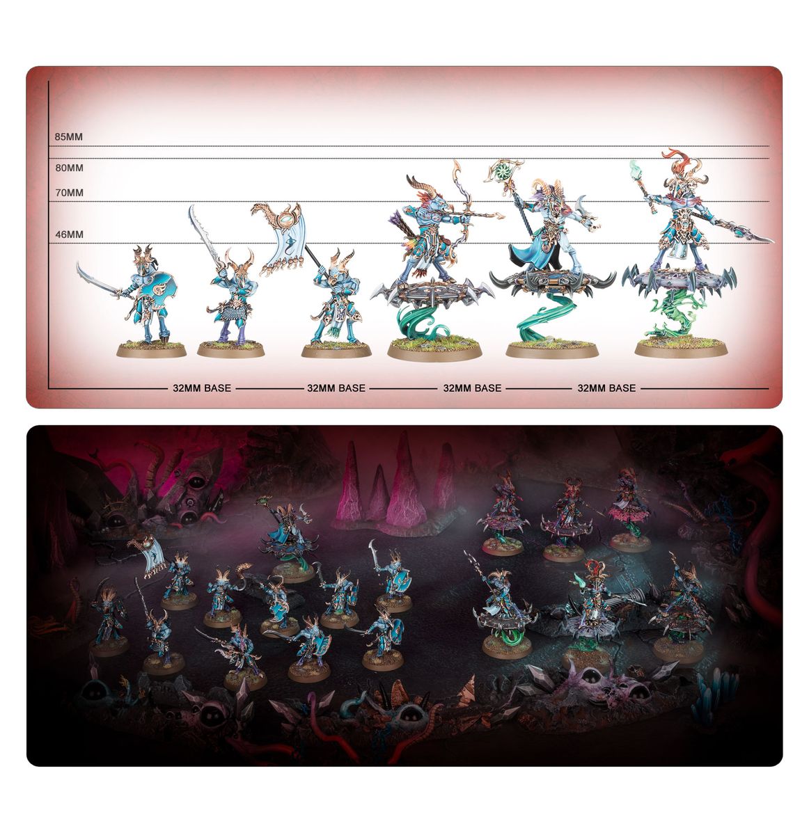 Spearhead: Disciples of Tzeentch Tzaangor Warflock