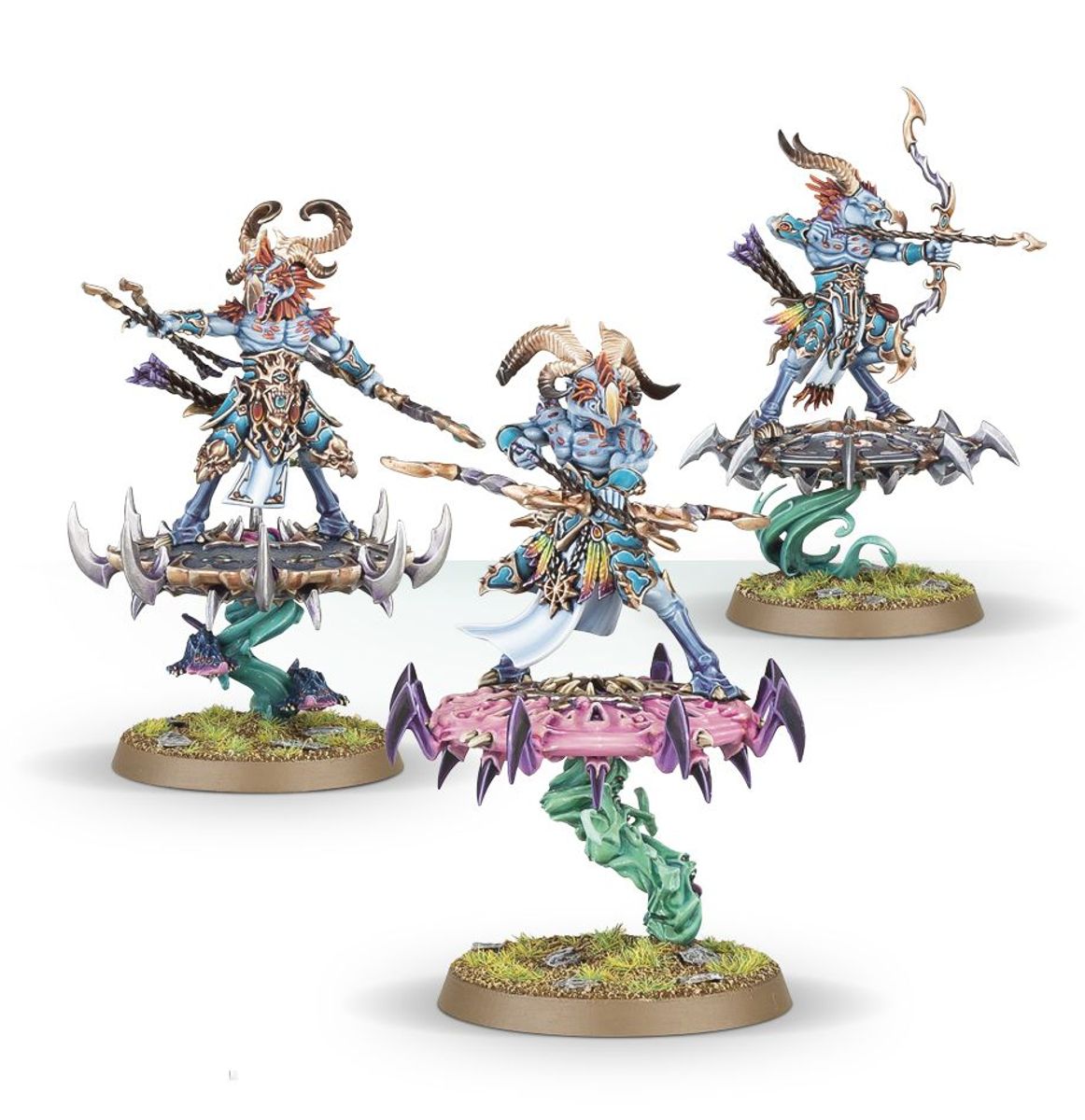 Spearhead: Disciples of Tzeentch Tzaangor Warflock