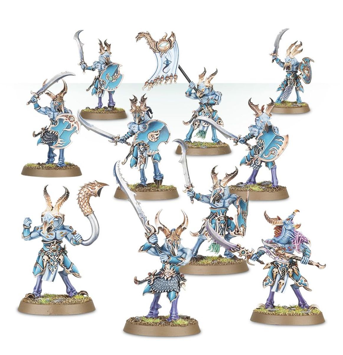 Spearhead: Disciples of Tzeentch Tzaangor Warflock