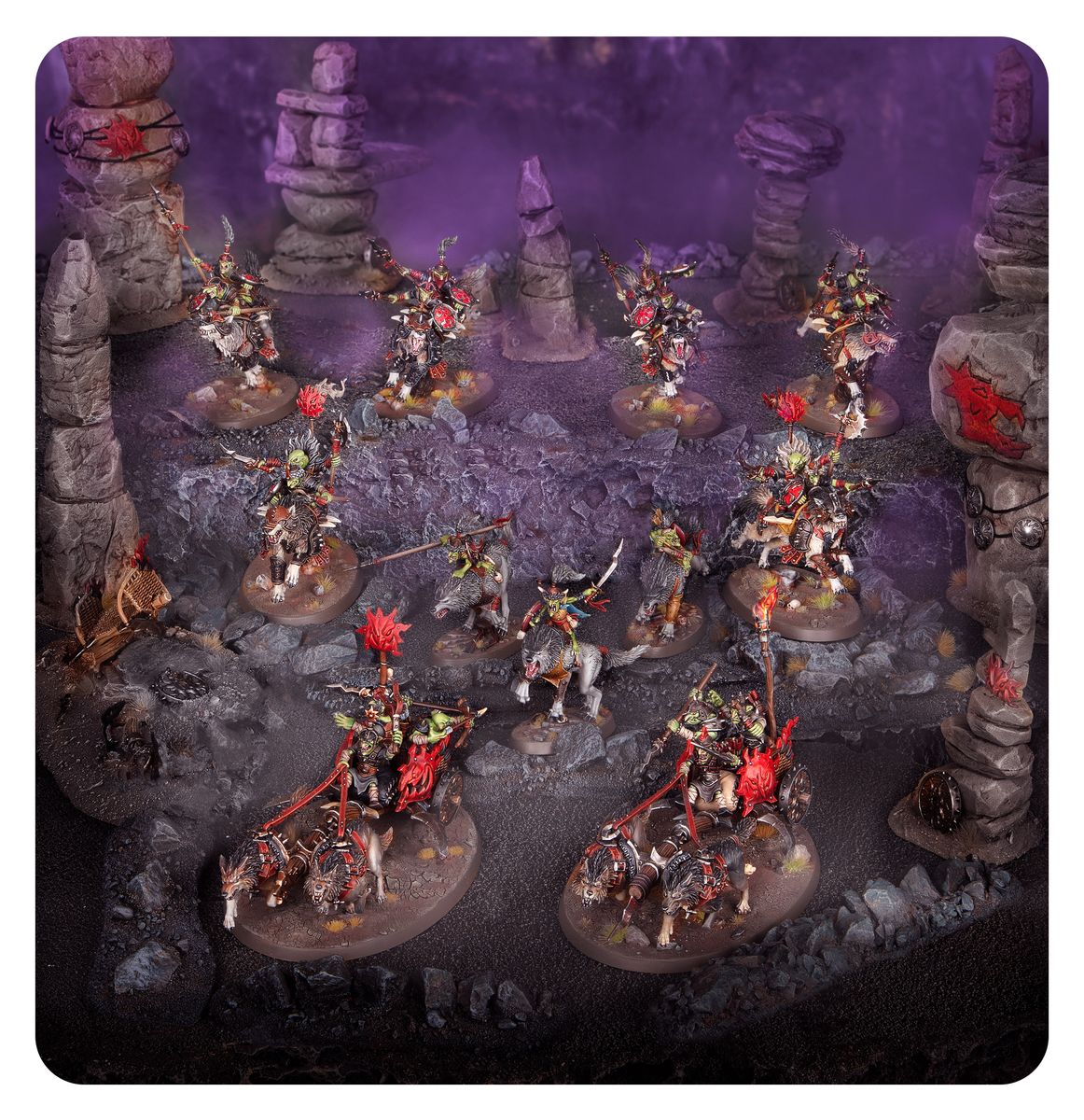 SPEARHEAD: GLOOMSPITE GITZ SNARLPACK HUNTAZ