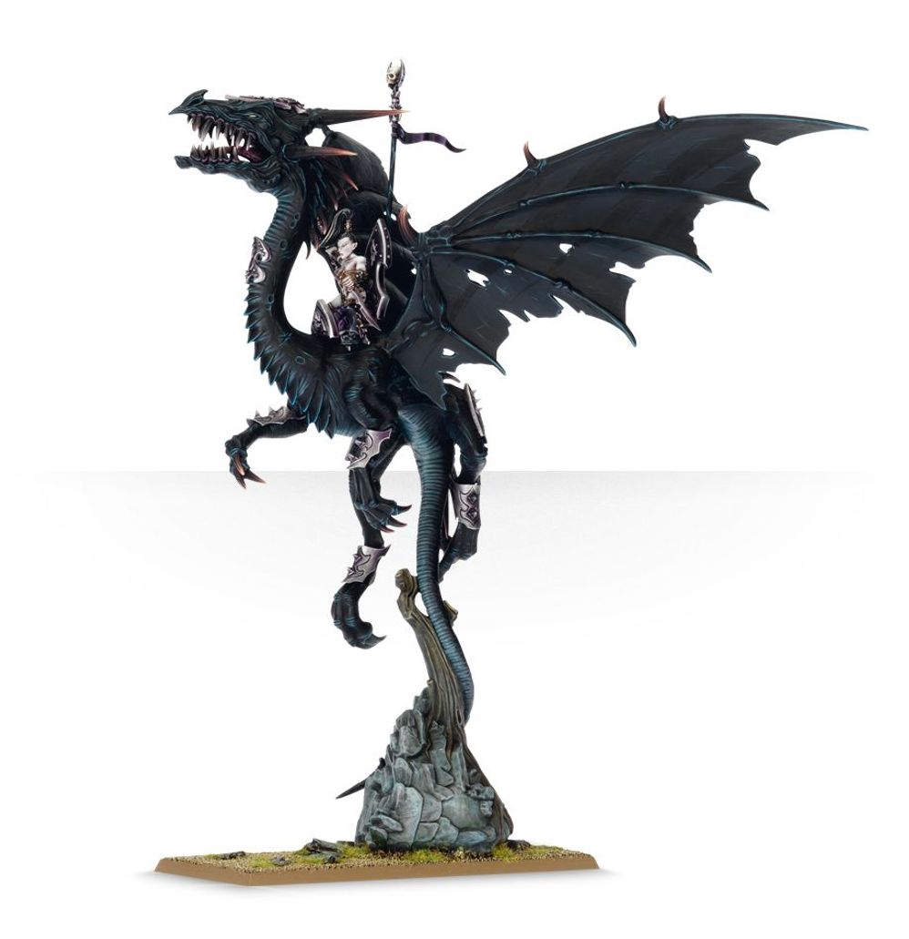 (WEBEX) Dark Elf Dreadlord on Black Dragon