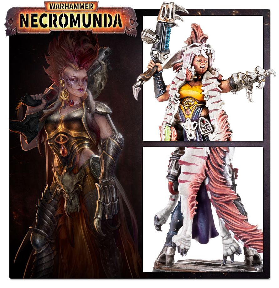 Necromunda: Escher Gang Matriarchs & Phyrr Cats