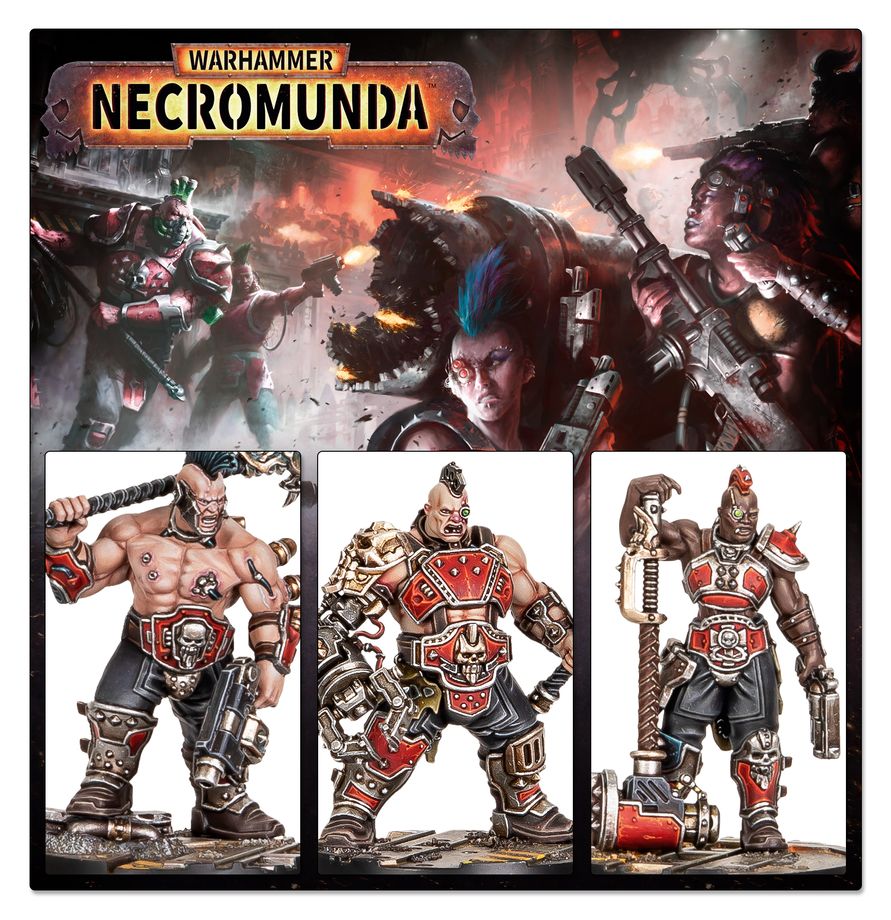 Necromunda: Goliath Forge Bosses & Sumpkrocs