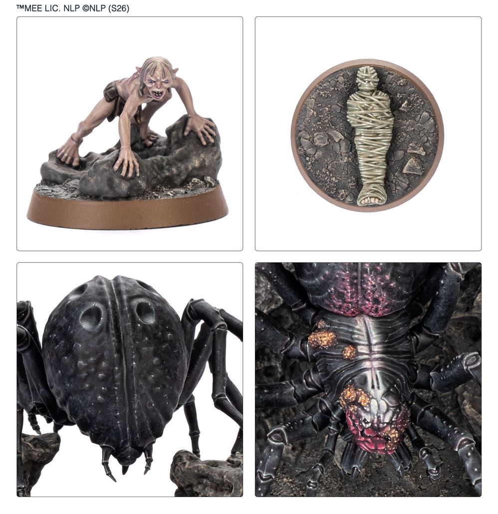 THE PATH OF CIRITH UNGOL:SHELOB & GOLLUM