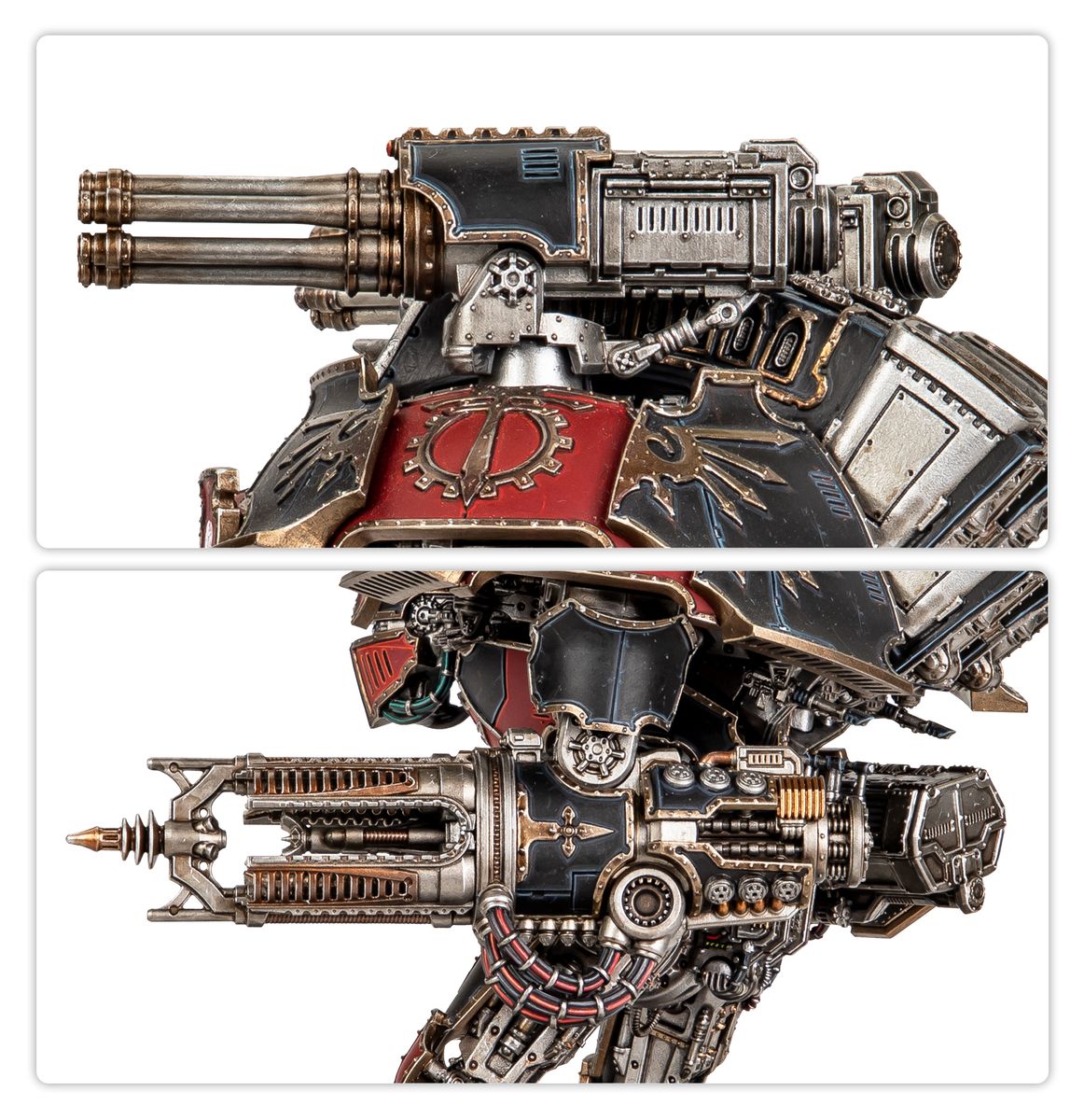 LEGIONS IMPERIALIS: WARLORD TITAN WITH QUAKE CANNON AND CONVERSION BEAM EXTIRPATOR BEAM