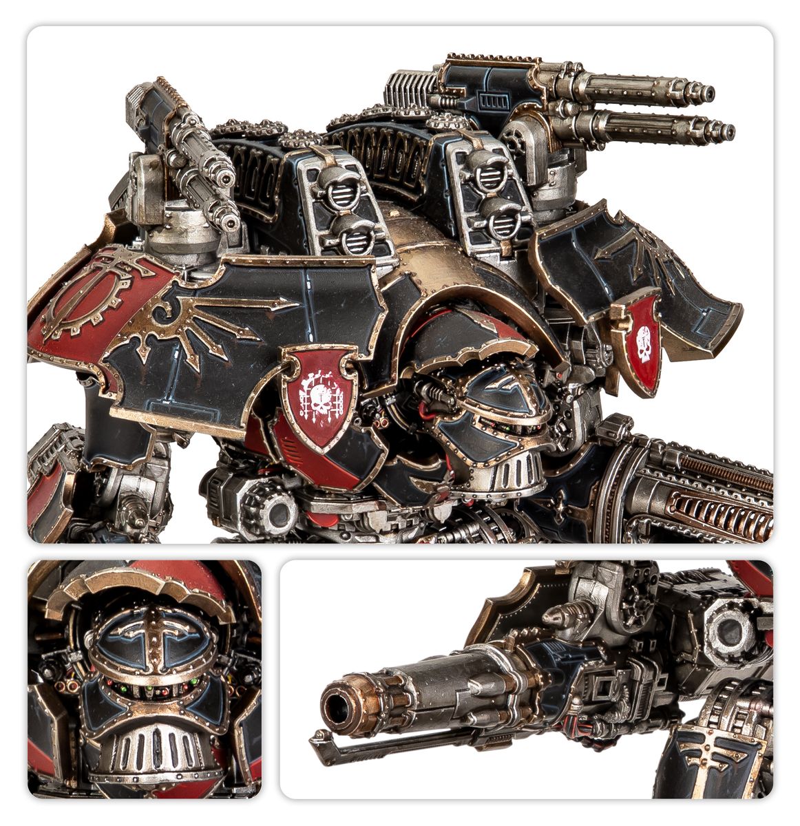 LEGIONS IMPERIALIS: WARLORD TITAN WITH QUAKE CANNON AND CONVERSION BEAM EXTIRPATOR BEAM