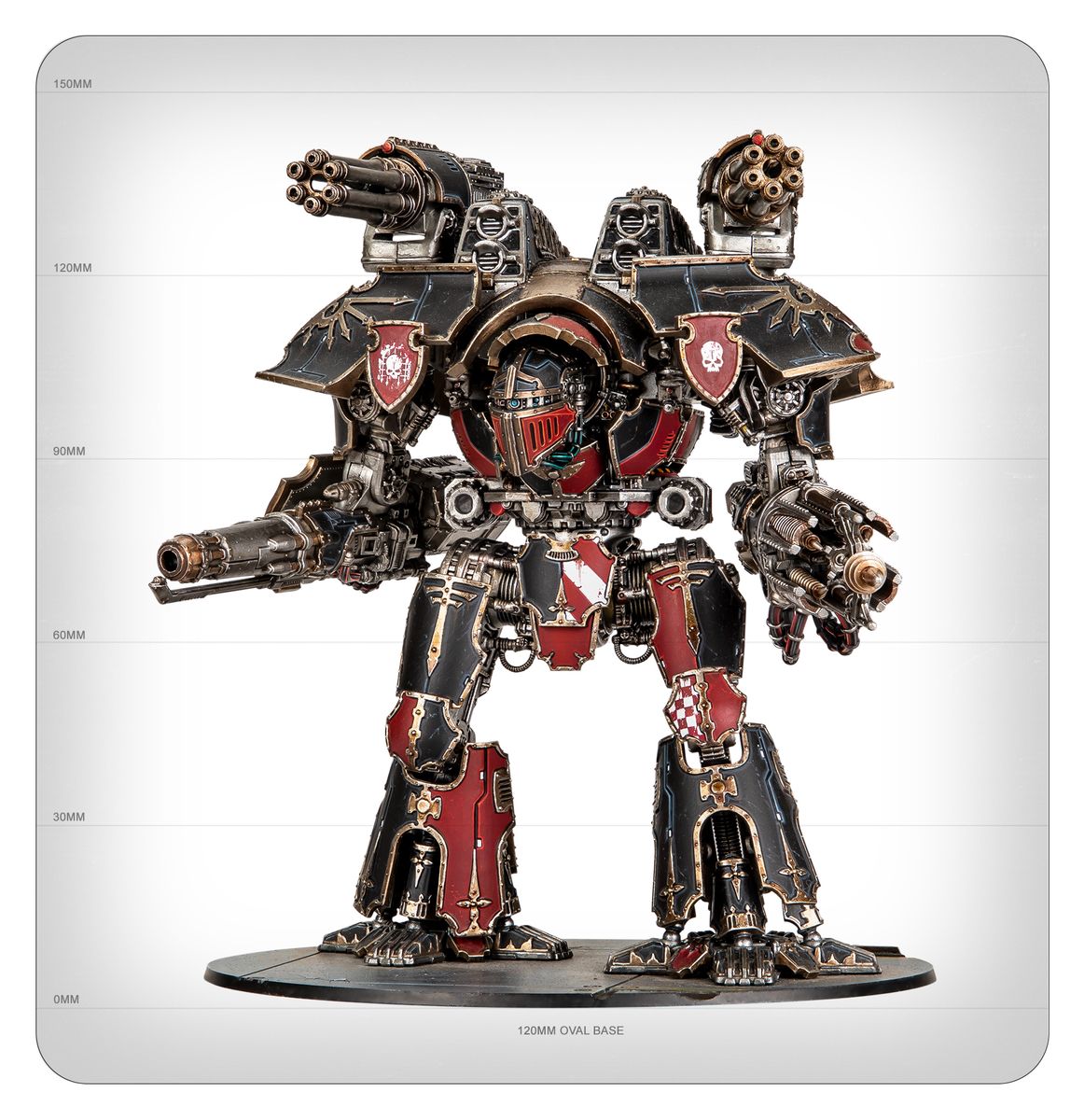 LEGIONS IMPERIALIS: WARLORD TITAN WITH QUAKE CANNON AND CONVERSION BEAM EXTIRPATOR BEAM