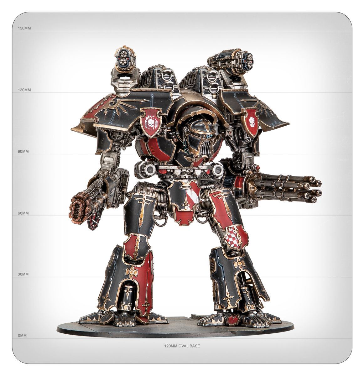 LEGIONS IMPERIALIS: WARLORD TITAN WITH VOLKITE DESTRUCTOR AND MACRO GATLING BLASTER
