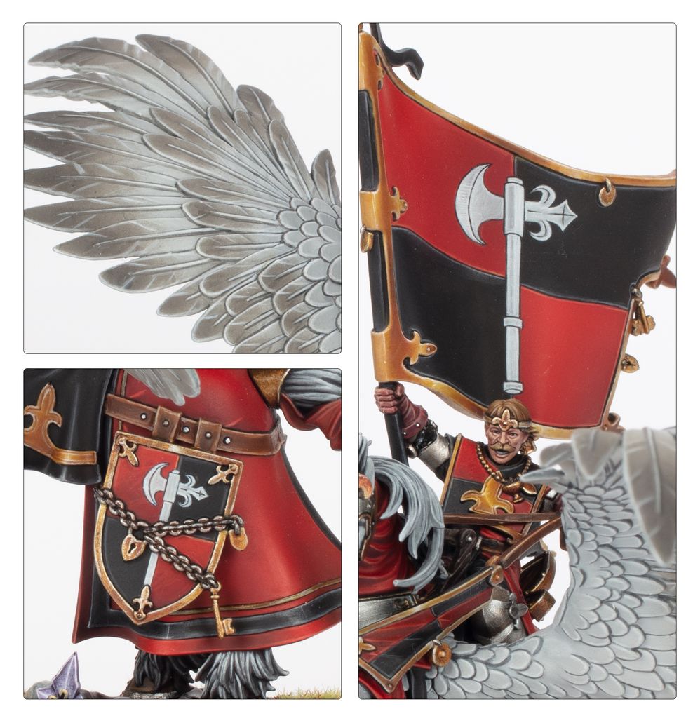 KINGDOM OF BRETONNIA: BATTLE STANDARD ON ROYAL PEGASUS