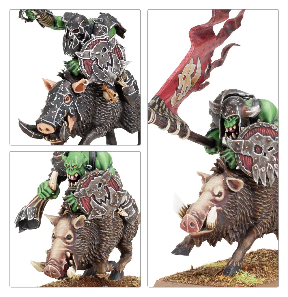 ORC & GOBLIN TRIBES: ORC BOAR BOYZ MOB