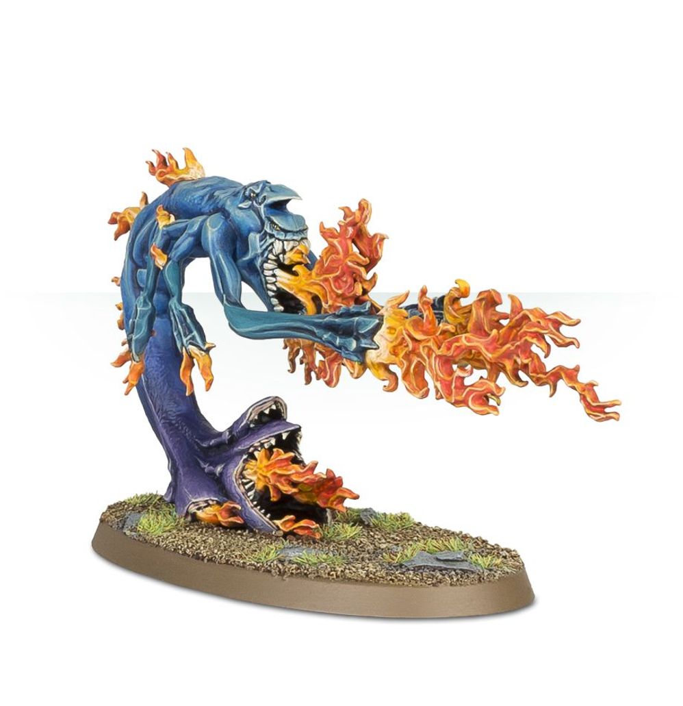 (WEBEX) DAEMONS OF TZEENTCH Fateskimmer, Herald of Tzeentch on Burning Chariot