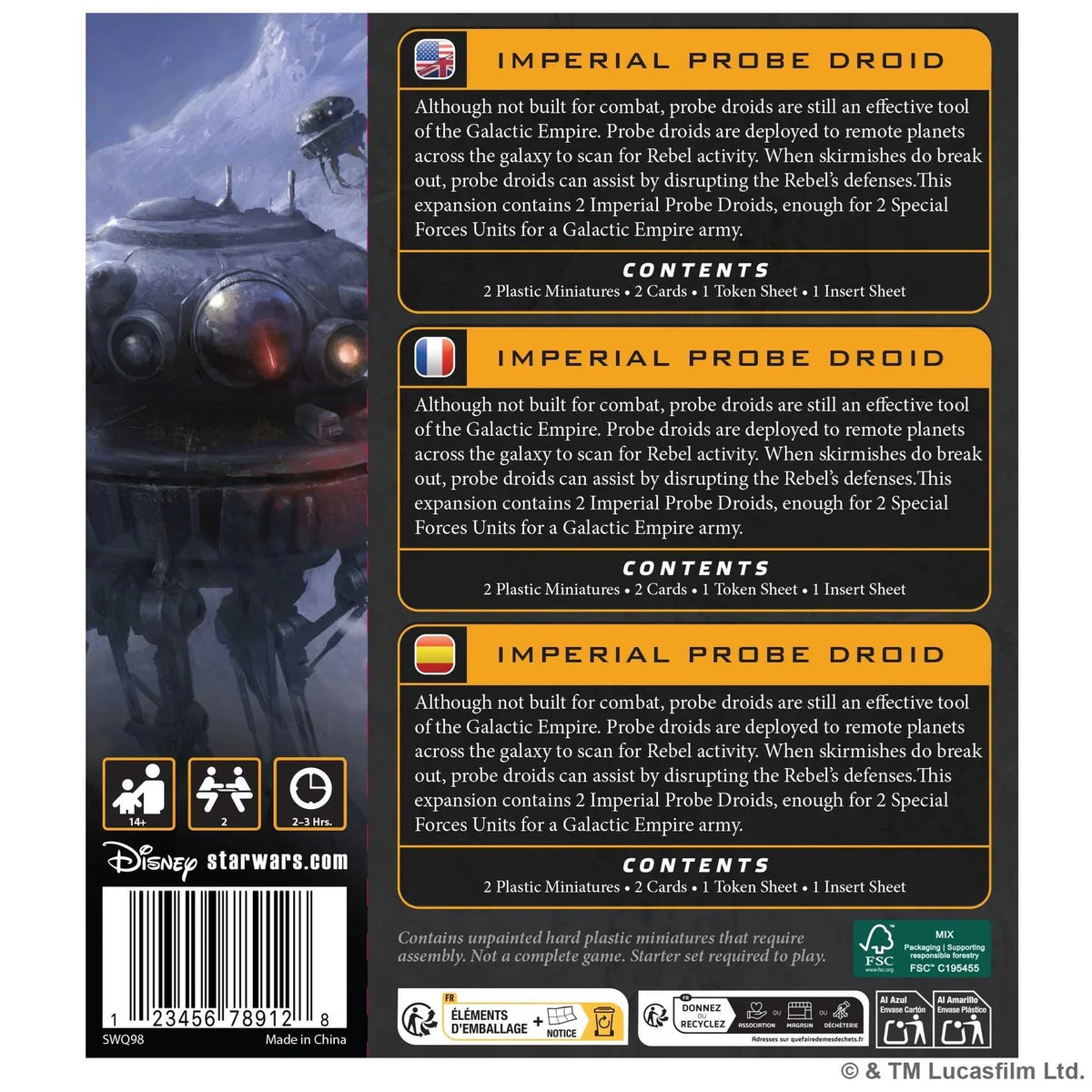 Star Wars Legion: Imperial Probe Droids