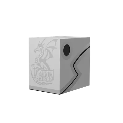 Dragon Shield Double Shell Box - Ashen White & Black - AT-30635