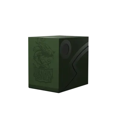 Dragon Shield Double Shell Box - Forest Green & Black - AT-30651