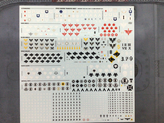 TSS0557 Leviathan Tyranids: space marine decals sheet