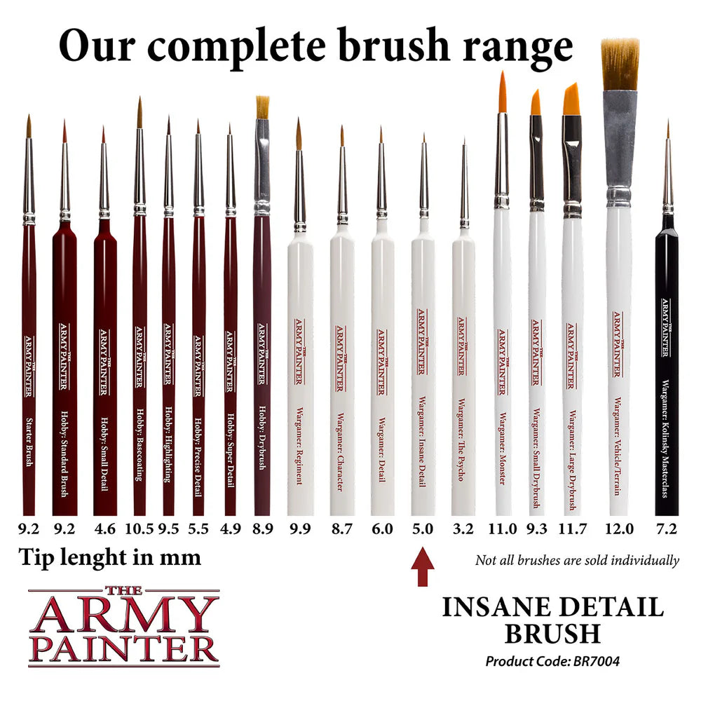 Army painter Wargamer Brush: Insane Detail