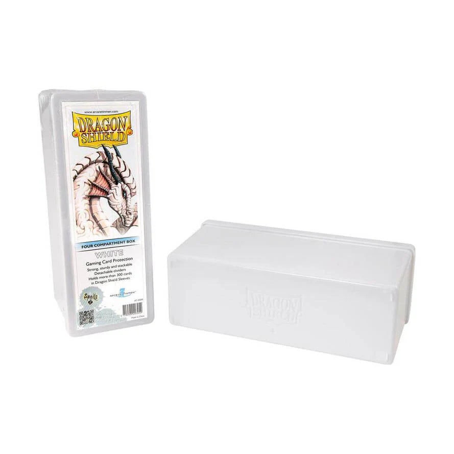 Dragon Shield 4-Compartment Box - White - AT-20305