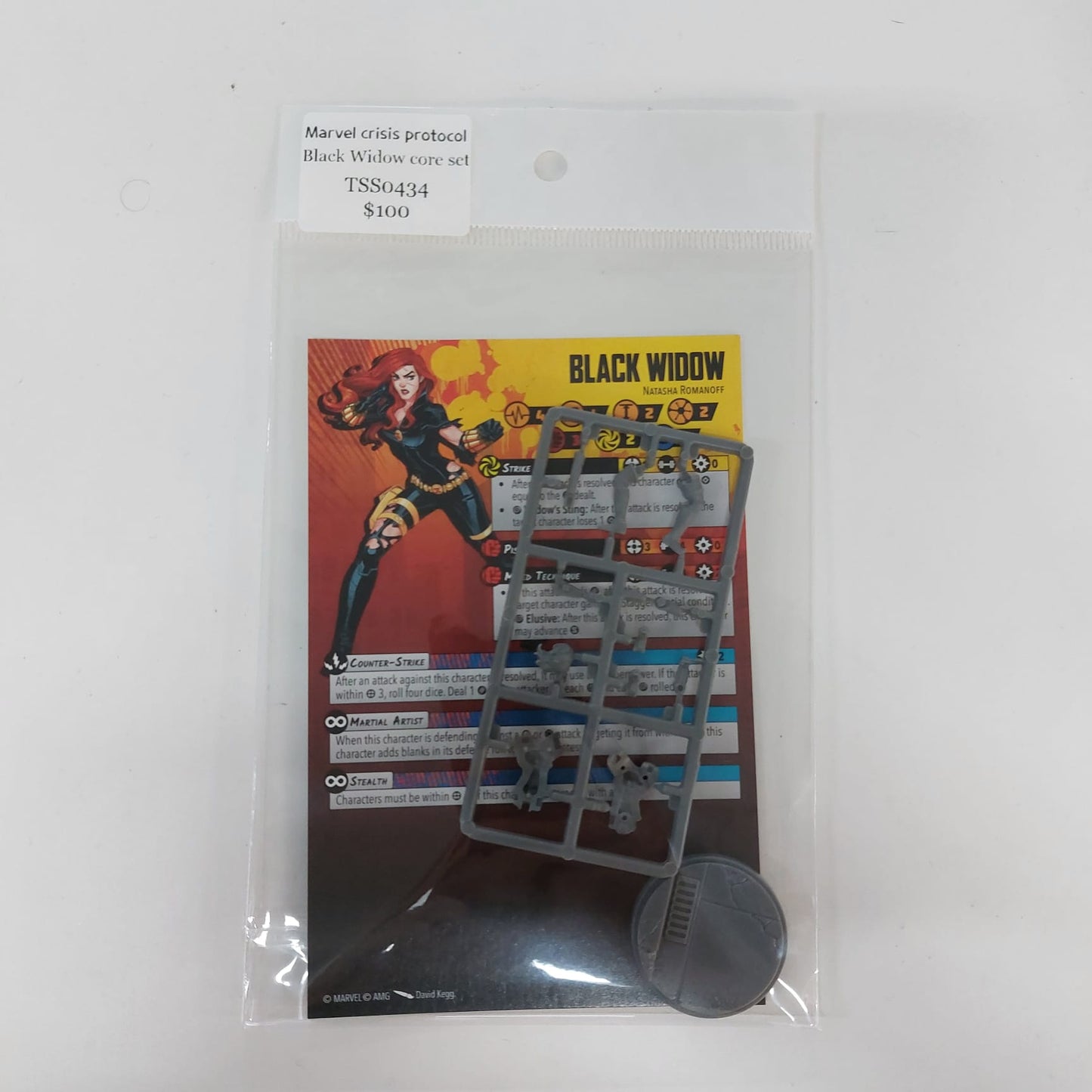 TSS0434 Marvel crisis protocol Black Widow core set ver unbuilt