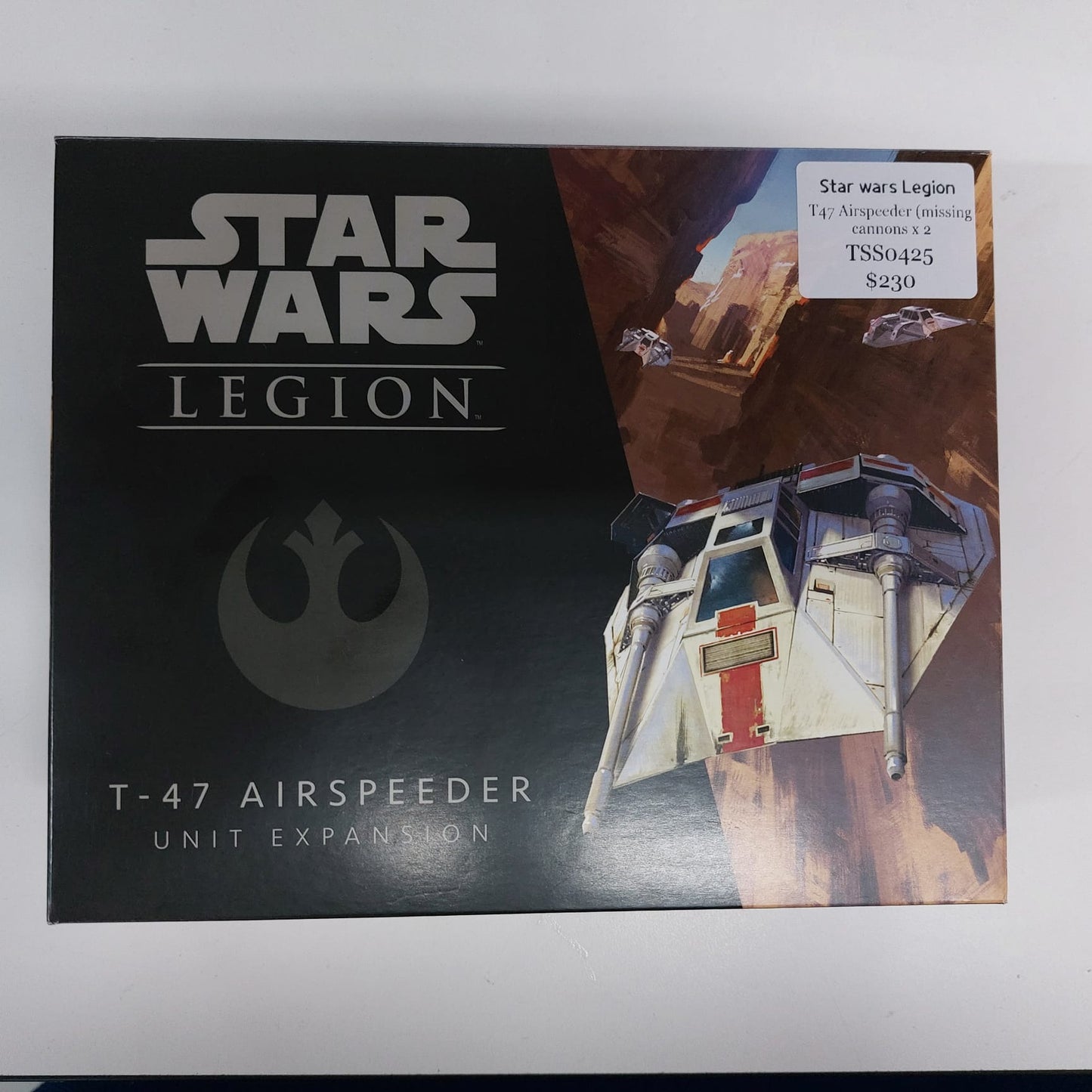 TSS0425 Star wars legion rebels T-47 Airspeeder (missing cannons x 2)