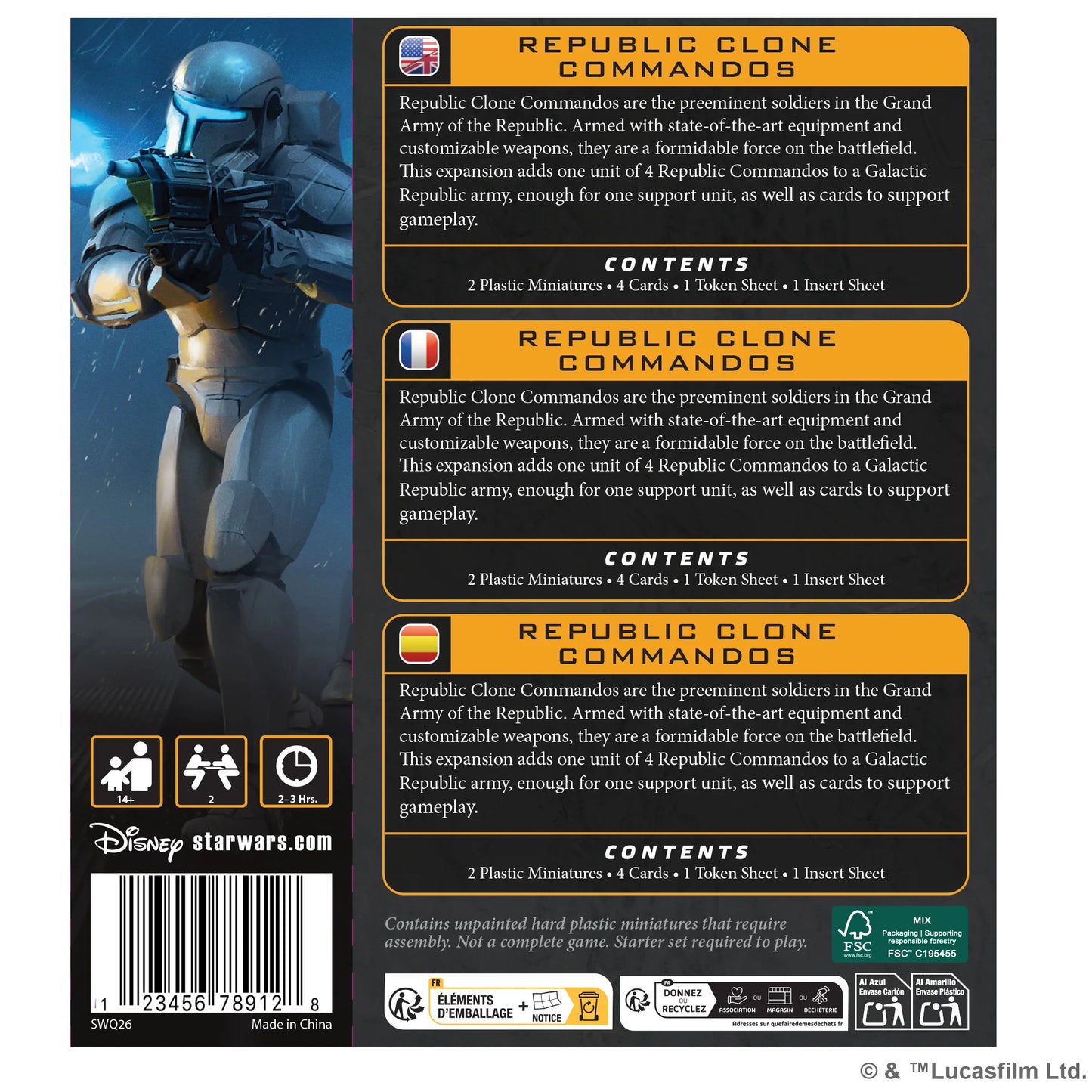 Star Wars Legion Republic Clone Commandos