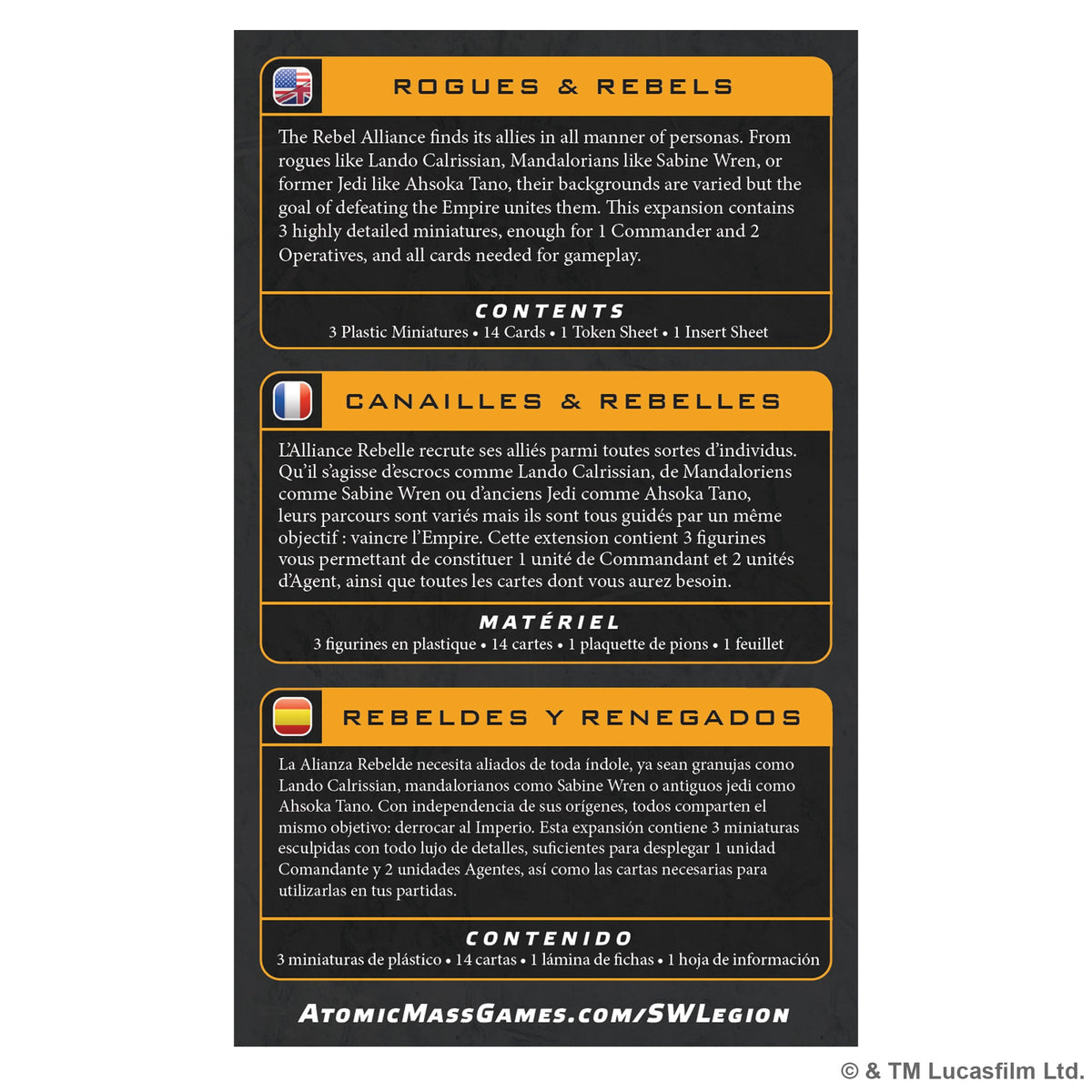 Star Wars Legion: Rogues & Rebels